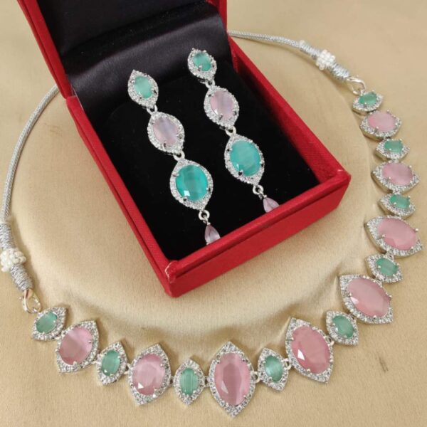 Necklace With Beautiful Earrings