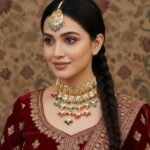 Necklace With Beautiful Earrings Tikka