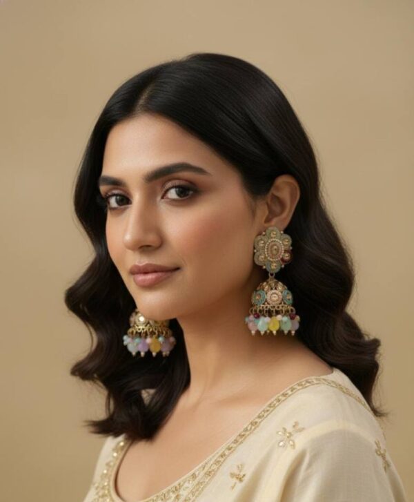 Beautifully Pakistani Jumkie Earrings