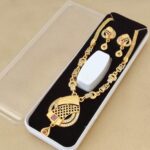 Gold plated Necklace with Earrings