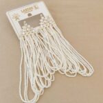 Earrings with Attached Earchain