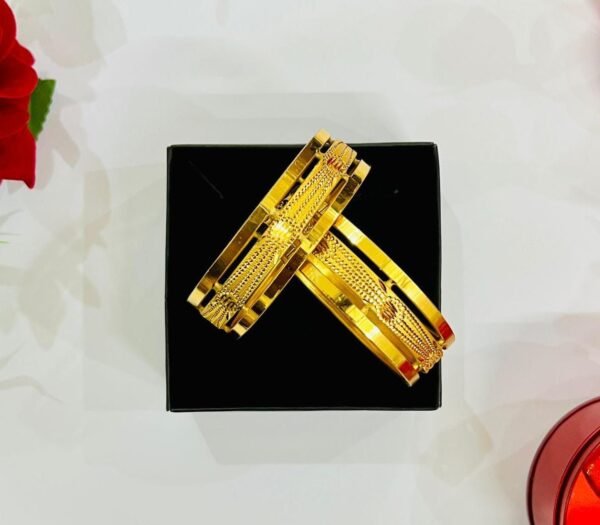Golden Grace gold plated bangles