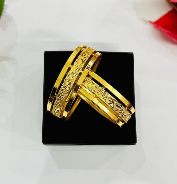 Regal Shine Gold Plated Bangles