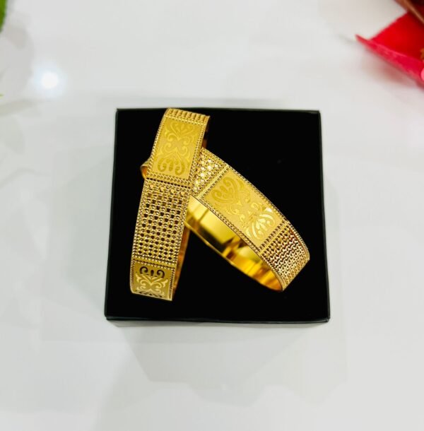 Aura Gold Plated Bangles