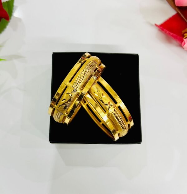 Gol Gold Plated Bangles