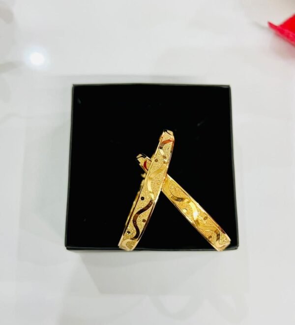 Openable Gold Plated Bangles
